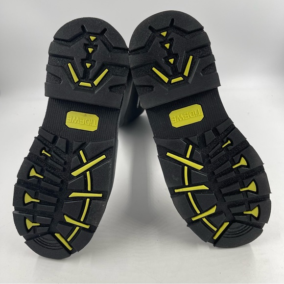NIB! TideWe Men’s Tall Black Neoprene Rubber Waterproof Work Boots - Size 7 - Picture 8 of 11